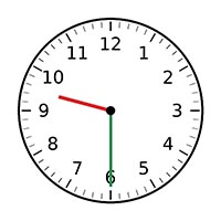 時鐘 21:30